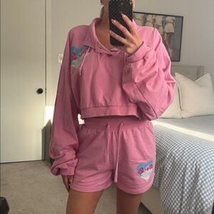 Boys Lie sweatshirt and shorts set